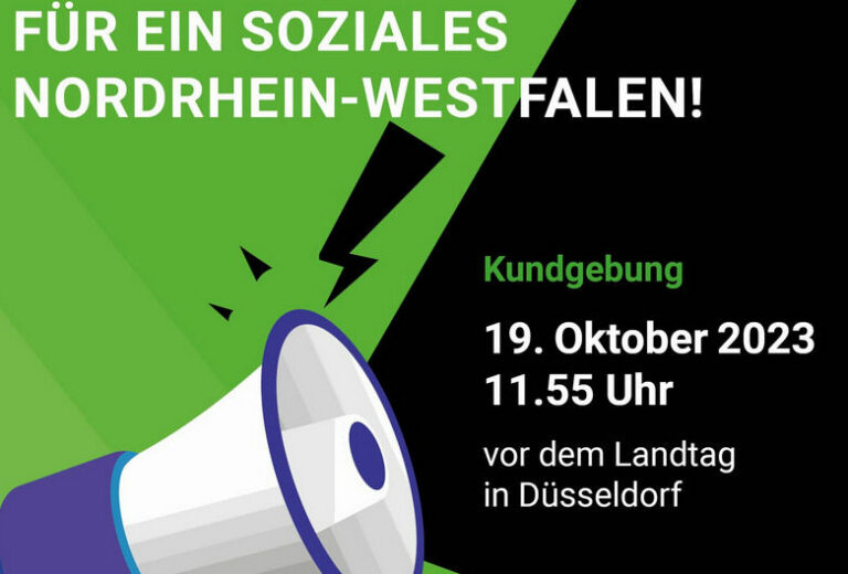 Kundgebung am 19. Oktober vor dem Landtag